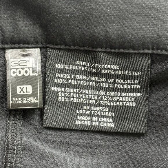 32 Degrees Cool Skort Womens Black X-Large Inner Shorts Tennis Golf Athleisure - Picture 5 of 15